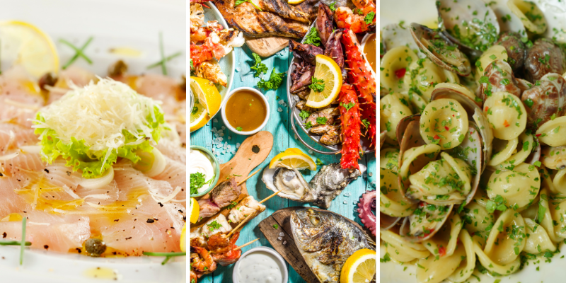 VinoColderove con il pesce